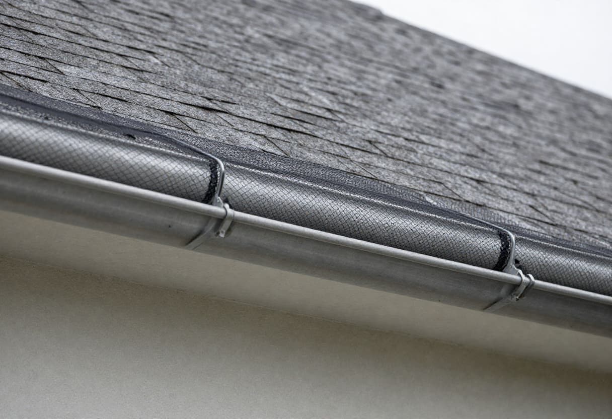 Installed gutter guard protection system